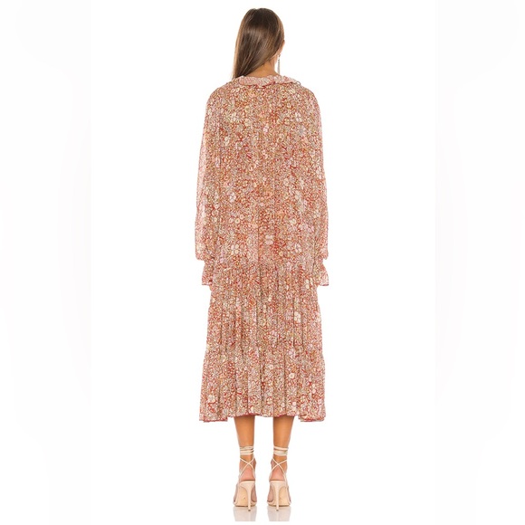 Free People - New Feeling Groovy Maxi Dress Size Medium , NO SLIP IN DRESS!! - Picture 5 of 15